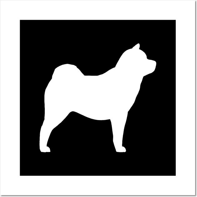 Smooth Chow Chow Silhouette Wall Art by Coffee Squirrel